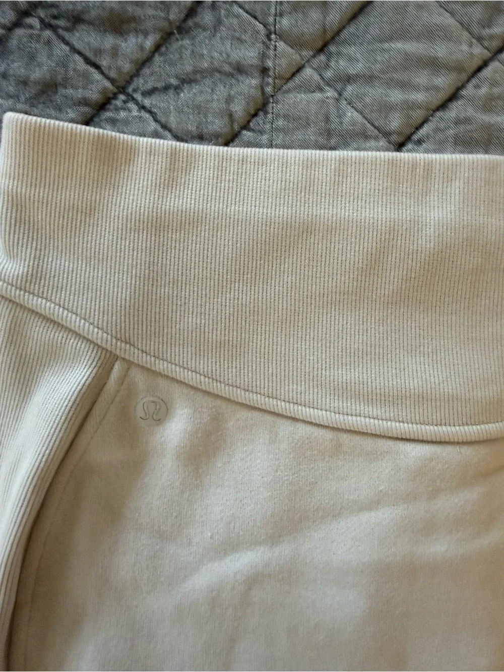 lululemon athletica Cream Knit Mini Skirt